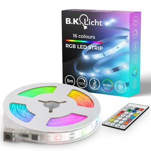 5m LED Strip Magic RGB Band Musiksensor Lichtstreifen selbstklebend Farbwechsel