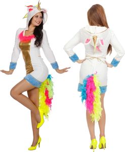 Einhorn-Damen-Kostüm Weiß 46 Einhorn-Damen-Kostüm Weiß 46