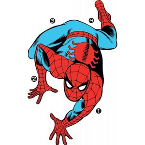 RoomMates - Marvel Spider-Man Comic - Wandtattoo Wandsticker Wandaufkleber Wandbilder