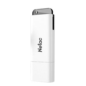 (Netac) U185 64 GB USB2.0 U-Disk mit integrierter Verschlüsselungssoftware, kompakt und tragbar, Plug-and-Play, weitgehend kompatibel