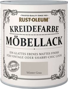 Rust Oleum Shabby Kreidefarbe Möbellack Wintergrau mattes Finish 750ml