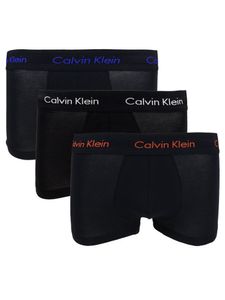 Calvin Klein Herren 3er Pack Low Rise Trunks, Schwarz S