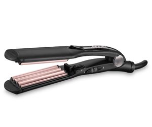 BaByliss The Crimper texturizačná žehlička Warm Black, Pink 70,9" (1,8 m)