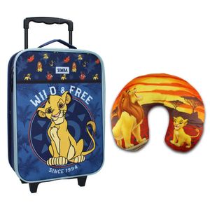 Disney König der Löwen Kinder 2tlg Set Trolley Kinderkoffer plus Reisekissen