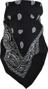 Bandana Kopftuch - Schwarz/Weiß - OneSize