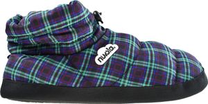 NUVOLA. Hausschuhe Herren Damen rutschfester Sohle warm gepolstert bequem multi grün 36/37 EU - UNBHGPR21SCO