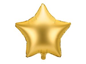 Folienballon Stern, verschiedene Farben und Größen, Farbauswahl:gold, Größe:48cm