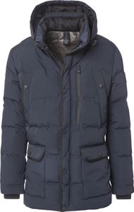 CASAMODA Herren Outdoor-Parka Stehkragen Kapuze Regular-Fit Marine XL