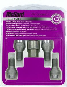 Mcgard Konische Bolzen Original Kit 4 Stück Hochwertiger Stahl verchromt