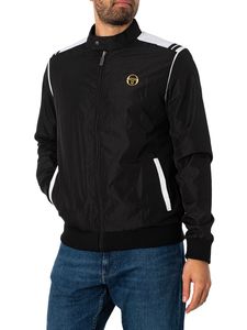 Sergio Tacchini Flaine gefütterte Trainingsjacke, Schwarz 3XL