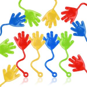 CEJAMA Klatschhände für Kinder 12er Set - Bunte glibber klatsch Hände ideal als Gastgeschenk, Mitgebsel, Mitbringsel für Kindergeburtstag oder Kita