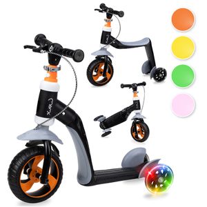 2in1 LED Roller Laufrad für Kinder Kinderroller Kinderlaufrad MoMi ELIOS  ✔️4 Designs ✔️LED-Räder ✔️Dreirad ✔️ab 18 Monaten
