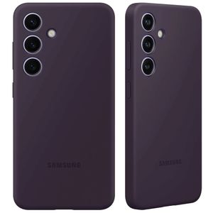 Silicone Case EF-PS921 für das Galaxy S24, Dark Violet Handyhülle