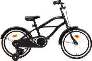 Nogan Rumble Kinderfahrrad – 18 Zoll – Schwarz - komplett mit Stutzräder