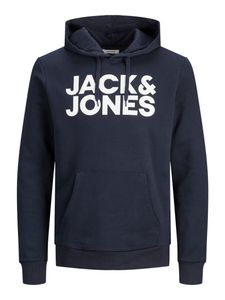 Jack & Jones Herren Corp Logo Sweat Hood Basic Kapuzen Sweatshirt |