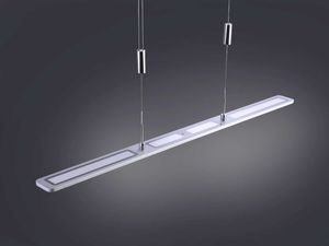Paul Neuhaus LED Pendelleuchte Nika in Aluminium, höhenverstellbar, steuerbar per Gestensteuerung