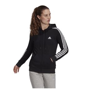 Adidas Essentials Fleece 3-Streifen Damen Kapuzenjacke, Größe:XS