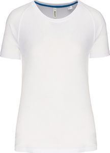 Proact Damen Sport T-Shirt Funktions Shirt Sport Fitness Atmungsaktiv, Größe:XS, Farbe:Weiß