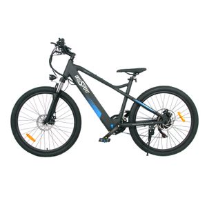 Das OneSport E Bike ist mit einem Shimano 21-Gang-Elektrofahrrad mit 26 Zoll breiten Reifen und einem 350 W/36 V/10 Ah Akku ausgestattet. Cross-Country-Mountainbikes können eine Höchstgeschwindigkeit von 25 km/h erreichen