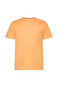 Esprit T-Shirt im Slim Fit aus Baumwolle, golden orange