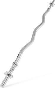 Gymtek curl bar, tyč na činky - dĺžka 120 cm, Ø28 mm - ťažká tyč na činky, tyče na činky, činky, tyč na činky do domácej posilňovne, na cvičenie