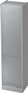 bümö Rollladenschrank "5 OH" abschließbar in Grau/Silber mit Relinggriff