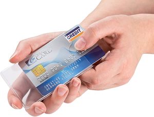 40 x Scheckkartenhülle, ist die Kartenhülle zum Schutz Ihrer Bankkarten, Kreditkarten usw. für ihre Geldbörse