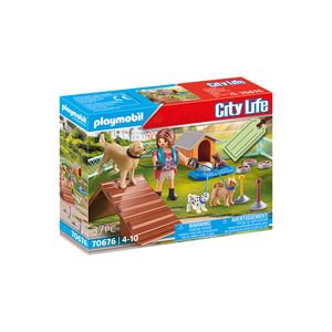 PLAYMOBIL City Life Geschenkset "Hundetrainerin" 70676