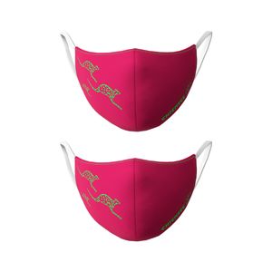Chiemsee Mund-Nasen-Maske Behelfsmaske Alltagsmaske für Kinder pink 2 Stück