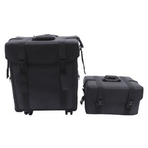2 v 1 Make up CasePortable Beauty Case Cosmetic Case Pilot Case Travel Trolley Hairdresser Case Cosmetic Trolley Organiser