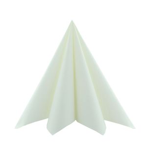 Softpoint Serviette in Weiß, 1/4-Falz, 40 x 40 cm, 50 Stück - Mank