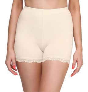 Merry Style Damen Shorts Radlerhose Unterhose Hotpants Kurze Hose Boxershorts aus Viskose MS10-294 (Ecru, XXL)