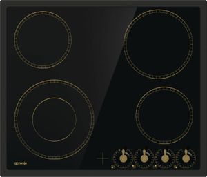 Gorenje EC642CLB, Antracyt, Czarny, Wbudowany, Ceramiczna, Szkło ceramiczne, 4 stref(y), 4 stref(y)