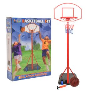 DesignMöbel - Mehrfarbig Klassische Tragbares Basketball-Set Verstellbar 200-236 cm -{69x45 cm}KAUF93853