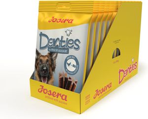 Josera Denties Poultry & Blueberry Getreidefrei Premium Kaustangen für Hunde mit Geflügel und Heidelbeere 5 x 180g