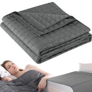 Gewichtsdecke 8 kg Schwere Decke Bettdecke für Erwachsene Weighted Blanket Therapiedecke 150x200 cm
