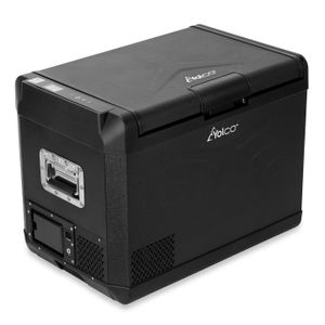 Yolco GCX47 Black Elektrische Kompressor-Kühlbox, App Steuerung per Bluetooth, 12/24 V und 230 V, für Auto, LKW, Boot, Camping Kühlschrank
