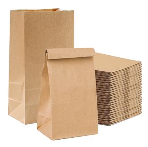 50x Kraftpapiertüten nachhaltige braune Beutel 26 x 17 cm - Geschenktüten als DIY Adventskalender - Ostern & Weihnachten & Advent - zum befüllen