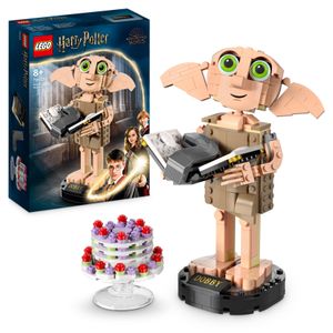 LEGO 76421 Harry Potter Dobby der Hauself Set, bewegliche ikonische Figur, Spielzeug, Schlafzimmer Accessoire & Deko, Charakter-Sammlung, Geschenk für Mädchen, Jungen, Teens und alle Fans ab 8 Jahren
