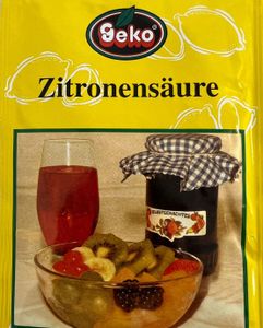 GEKO Zitronensäure – Zitronen, Säure