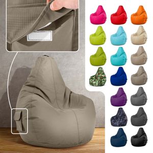 Cozy Sitzsack 80x70x90 cm - Khaki