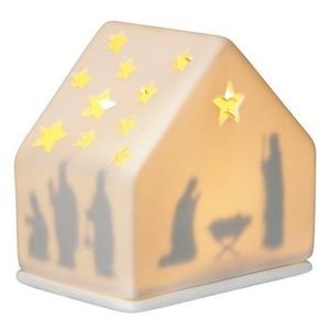 Räder Winterzeit Lichthaus Teelichthalter Krippe