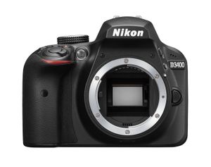 Nikon D3400 Body (nur Gehäuse, ohne Objektiv) Spiegelreflexkamera schwarz