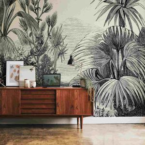 A.S. Creation Livingwalls Tapeta The Wall 382351 Jedna rolka Jeden motyw 3,71 x 2,80 m Palmy Szary A.S. Creation Livingwalls Tapeta The Wall 382351 Jedna rolka Jeden motyw 3,71 x 2,80 m Palmy Szary