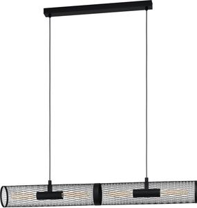 EGLO REDCLIFFE Hängeleuchte schwarz 4x E27 dimmbar 108x12,5x110cm