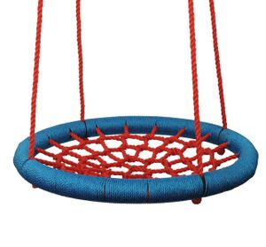 WOODY Houpací kruh červeno-modrý (průměr 100 cm)