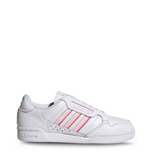 Adidas Damen Sneaker Turnschuhe Sportschuhe Damenschuhe, mit Schnürverschluss, Größe:UK 3.5, Farbe:Weiß-weiß,rosa