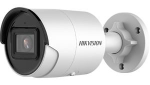 Hikvision Digital Technology DS-2CD2087G2H-LIU(2.8mm)(eF) Überwachungskamera, Smart Hybrid Light ColorVu, Bullet mini, IP, 8MP, weiß