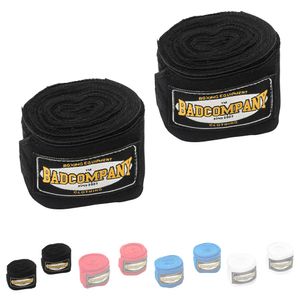 Box-Bandagen mit breitem Klettverschluss 5 m : schwarz Farbe: schwarz