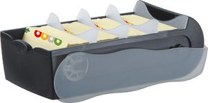 HAN Karteibox CROCO, DIN A7, für 900 Karten, incl. 5 Stützplatten, schwarz